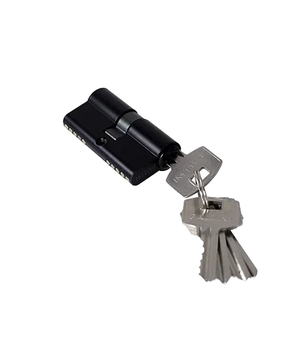 Цилиндровый механизм Цилиндр Pallini ключ-ключ P 60 C (25*10*25) MatBlack 